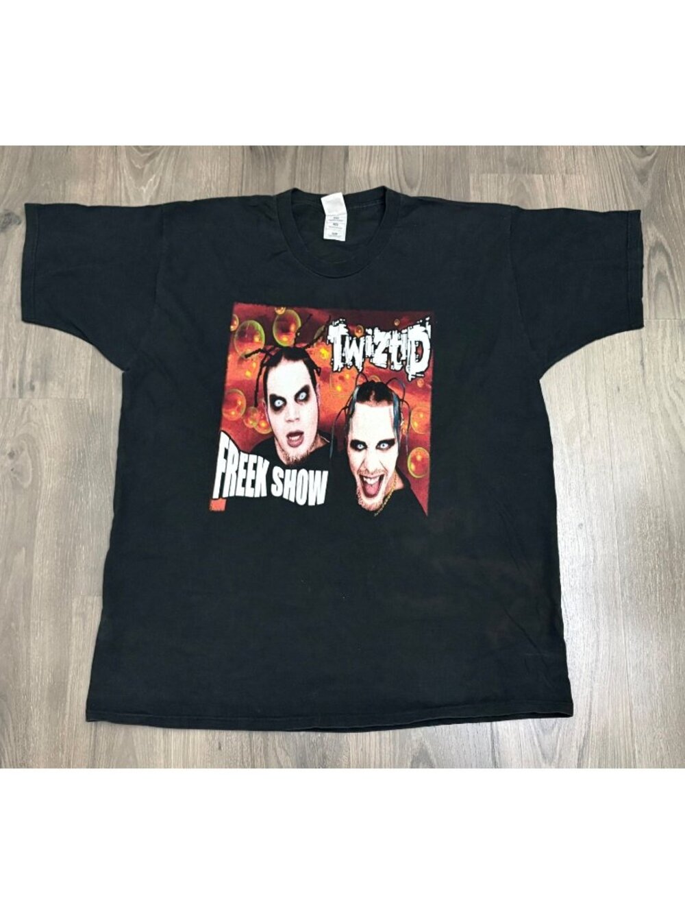 Vintage Twiztid Freek Show T-Shirt 2XL ICP INSANE CLOWN POSE 2000 Single Stitch